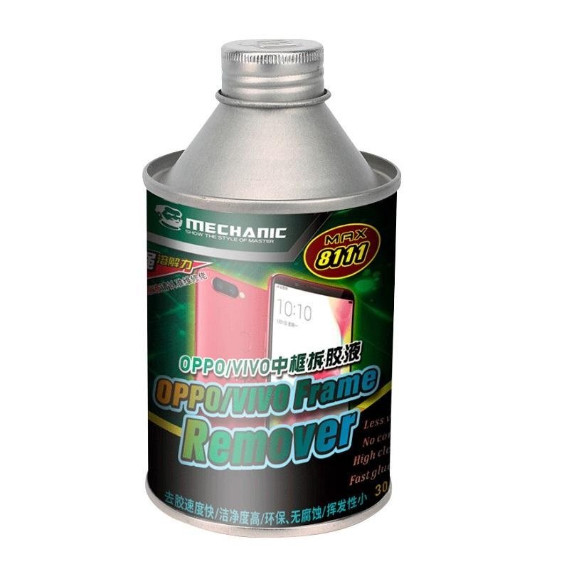 MECHANIC 8111 MAX OPPO/VIVO MEDIO CORNICE COLLA DI RIMOZIONE LIQUIDO 300ML