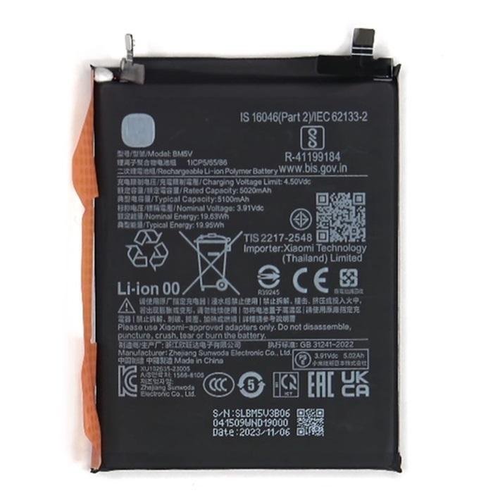 BATTERIA BM5V PER XIAOMI REDMI NOTE 13 PRO 5G (2312DRA50C 2312CRAD3C) / POCO X6 5G (23122PCD1G 23122PCD1I)