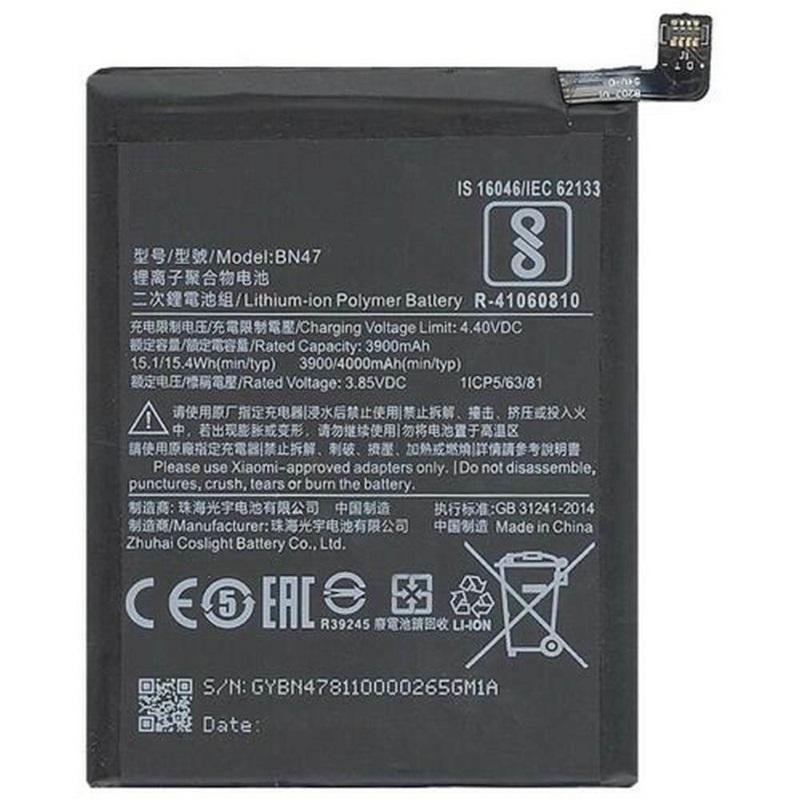 BATTERIA ORIGINALE BN47 PER XIAOMI MI A2 LITE MIA2 LITE / REDMI 6 PRO
