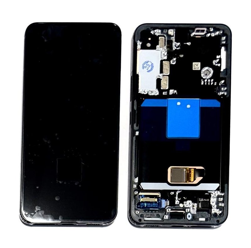 TOUCHSCREEN + DISPLAY AMOLED DISPLAY COMPLETO + FRAME PER SAMSUNG GALAXY S22 5G S901B GRAFITE / ROSSO / AZZURRO ORIGINAL (SERVICE PACK)