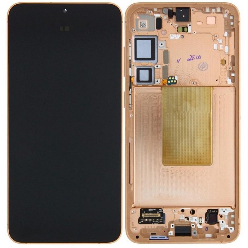 TOUCHSCREEN + DISPLAY AMOLED DISPLAY COMPLETO + FRAME PER SAMSUNG GALAXY S24 PLUS / S24+ 5G S926B ARANCIA ORIGINALE (SERVICE PACK)