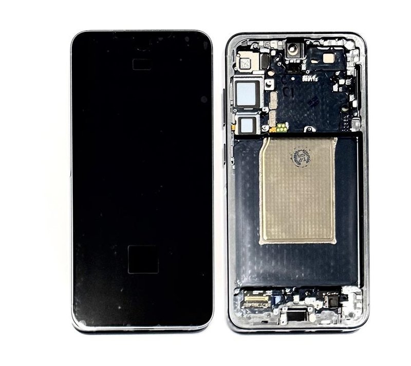 TOUCHSCREEN + DISPLAY AMOLED DISPLAY COMPLETO + FRAME PER SAMSUNG GALAXY S25 PLUS / S25+ 5G S936B BLU GHIACCIO ORIGINALE (SERVICE PACK)