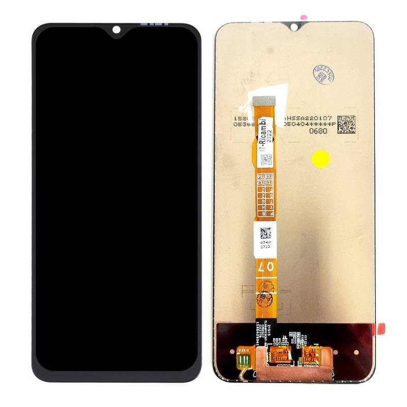 DISPLAY LCD + TOUCHSCREEN DISPLAY COMPLETO SENZA FRAME PER VIVO Y55 5G / Y55 / Y56 5G / Y55S / Y72T / Y75 5G / Y77 5G NERO ORIGINALE