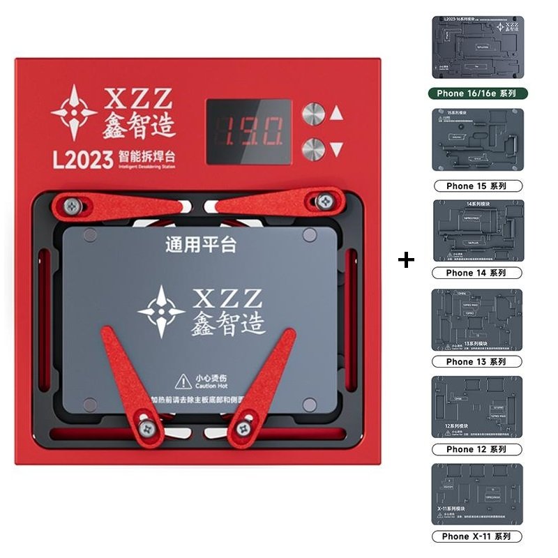(Prenotazione) XZZ L2023 STAZIONE DISSALDANTE INTELLIGENTE DISPLAY DIGITALE INTELLIGENTE CONTROLLO PRECISO DELLA TEMPERATURA FORTE ADSORBIMENTO MAGNETICO PER APPLE IPHONE X-16 SERIE / ANDROID SERIE