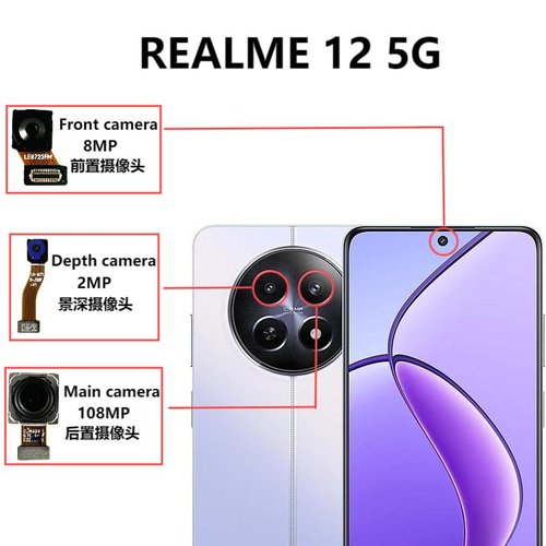 CAMERA POSTERIORE 108MP PER REALME 12 5G (RMX3999) ORIGINALE