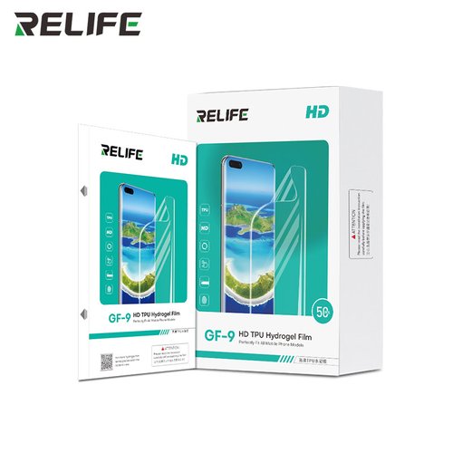 RELIFE GF-9 PELLICOLA IDROGEL TPU HD 50PCS (HD 0.1MM) 7.0 INCH UNIVERSALE PER SUNSHINE SS-890C / Y22 ULTRA INTELLIGENT CUTTING MACCHINA