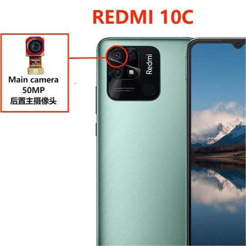 CAMERA POSTERIORE 50MP PER XIAOMI REDMI 10C (220333QAG 220333QBI 220333QNY) ORIGINALE