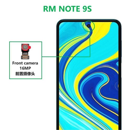 CAMERA ANTERIORE 16MP PER XIAOMI REDMI NOTE 9S