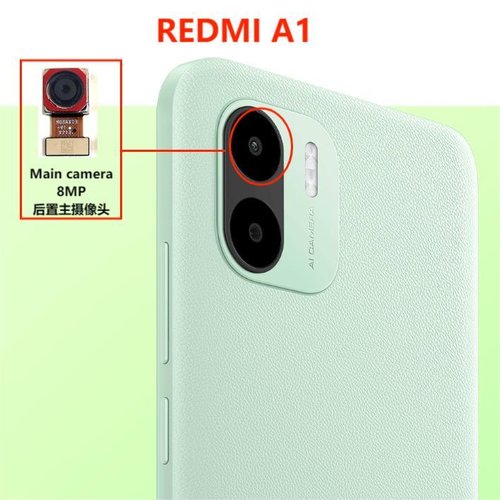 CAMERA POSTERIORE 8MP PER XIAOMI REDMI A1 (220733SI) / REDMI A1+ (220733SFG) ORIGINALE