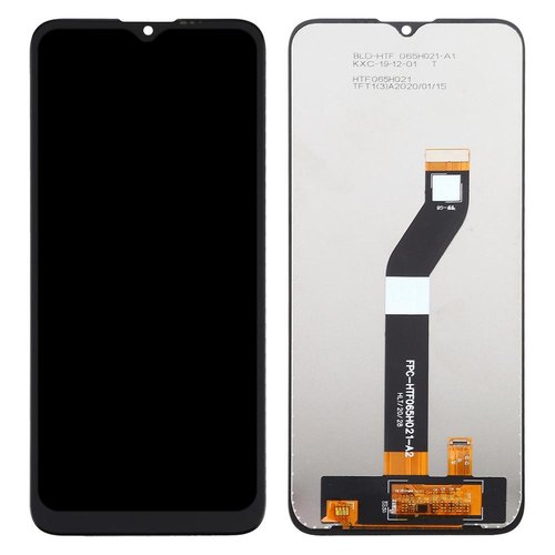 DISPLAY LCD + TOUCHSCREEN DISPLAY COMPLETO SENZA FRAME PER MOTOROLA MOTO G8 POWER LITE XT2055-2 NERO ORIGINELE