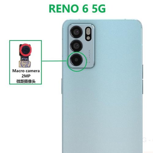 CAMERA MACRO 2MP PER OPPO RENO6 5G (CPH2251) ORIGINALE