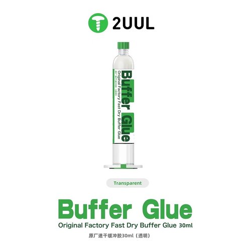 2UUL GL02 GOMMA COLLA TAMPONE AD ASCIUGATURA RAPIDA ORIGINALE DI FABBRICA TRASPARENTE 30ML