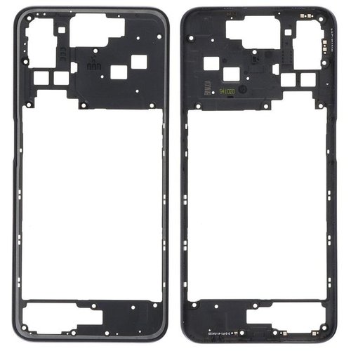 COVER CENTRALE B PER OPPO A52 (CPH2061 CPH2069 PADM00 PDAM10) / A72 (CPH2067) NERO ORIGINALE