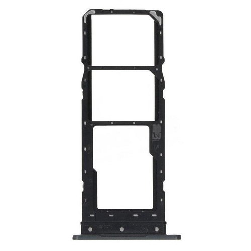 DUAL SIM TRAY PER MOTOROLA MOTO E30 (XT2158-6 XT2159-2) / E40 (XT2159-3) GRIGIO / NERO