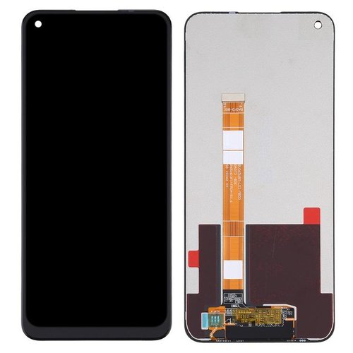 DISPLAY LCD + TOUCHSCREEN DISPLAY COMPLETO SENZA FRAME PER OPPO A53 (CPH2127 CPH2131) / OPPO A53s (CPH2139 CPH2135) / ONEPLUS NORD N100 / REALME 7I (RMX2103) / REALME C17(RMX2101) NERO