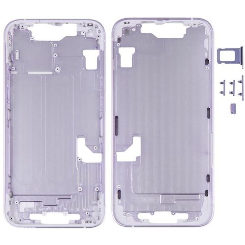 COVER CENTRALE A PER APPLE IPHONE 14 6.1 VIOLA MATERIALE ORIGINALE