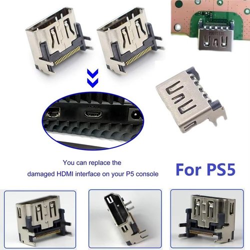 CONNETTORE DI HDMI PER SONY PlayStation 5 / PS5 / PlayStation 5 slim / PS5 slim