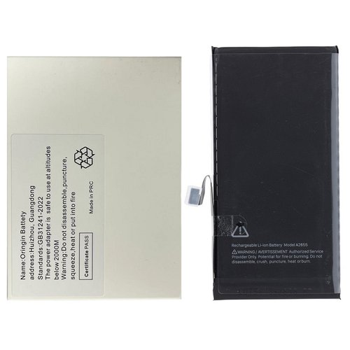 BATTERIA DE GRANDE CAPACITA (3500 mAh) PER APPLE IPHONE 13 6.1 (DIAGNOSTICABILE BATTERIA NON È NECESSARIA LA SALDATURA CAVO BATTERIA ORIGINALE NESSUN MESSAGGIO "PARTE SCONOSCIUTA") (RICHIEDE AGGIORNAMENTO ALL'ULTIMA VERSIONE)