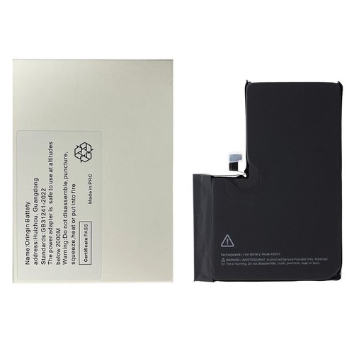 BATTERIA DE GRANDE CAPACITA (4820 mAh) PER APPLE IPHONE 13 PRO MAX 6.7 (DIAGNOSTICABILE BATTERIA NON È NECESSARIA LA SALDATURA CAVO BATTERIA ORIGINALE NESSUN MESSAGGIO "PARTE SCONOSCIUTA") (RICHIEDE AGGIORNAMENTO ALL'ULTIMA VERSIONE)