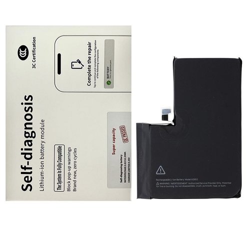 BATTERIA DE GRANDE CAPACITA (4820 mAh) PER APPLE IPHONE 13 PRO MAX 6.7 (BATTERIA DECODIFICABILE GENUINA AUTODIAGNOSTICABILE) (RICHIEDE AGGIORNAMENTO ALL'ULTIMA VERSIONE)