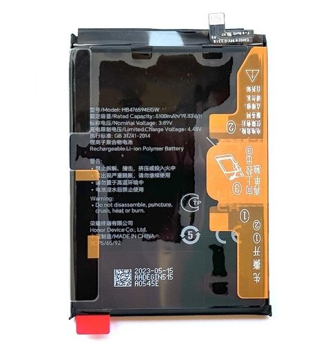 BATTERIA HB476594EGW PER HONOR X6A (WDY-LX1 WDY-LX2) / HONOR X6B (JDY-LX1 JDY-LX2) / HONOR 200 SMART 5G (ALT-NX1) / HONOR X7C (ALT-NX1) / HONOR PLAY 9T (ALT-AN00) / HONOR 400 LITE (ABR-NX1 ABR-N31C1)