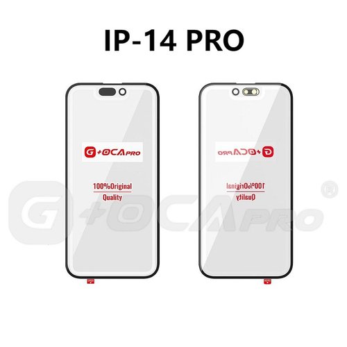 G+ PRO VETRO + OCA PER APPLE IPHONE 14 PRO 6.1 NERO