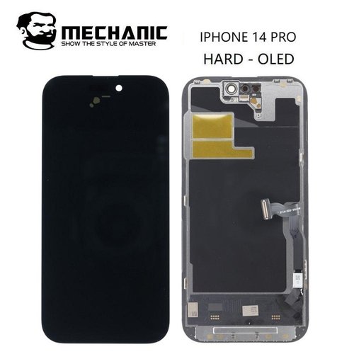 TOUCHSCREEN + DISPLAY OLED DISPLAY COMPLETO PER APPLE IPHONE 14 PRO 6.1 MECHANIC OLED VERSIONE DURA
