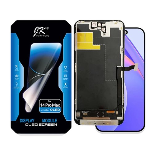 TOUCHSCREEN + DISPLAY OLED DISPLAY COMPLETO PER APPLE IPHONE 14 PRO MAX 6.7 JK-T OLED VERSIONE DURA