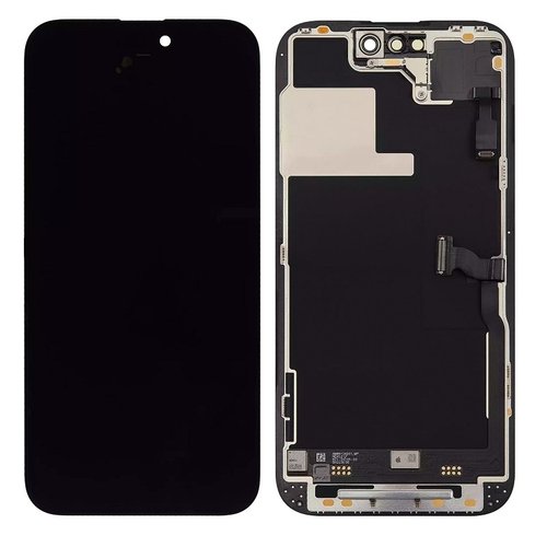 TOUCHSCREEN + DISPLAY OLED DISPLAY COMPLETO PER APPLE IPHONE 14 PRO 6.1 NUOVA ORIGINALE (SERVICE PACK + SENSORE FLEX DOPO AVER ESEGUITO LA DIAGNOSI È EMERSO CHE ERA AUTENTICO) (RICHIEDE AGGIORNAMENTO ALL'ULTIMA VERSIONE)