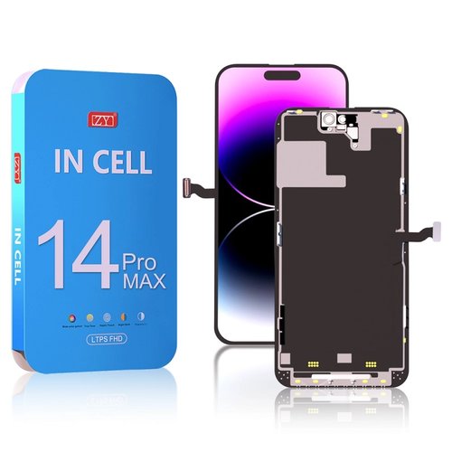 TOUCHSCREEN + DISPLAY LCD DISPLAY COMPLETO PER APPLE IPHONE 14 PRO MAX 6.7 INCELL ZY FHD 1080P (FREQUENZA DI AGGIORNAMENTO: 120HZ)