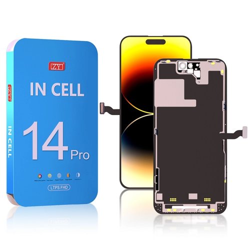 TOUCHSCREEN + DISPLAY LCD DISPLAY COMPLETO PER APPLE IPHONE 14 PRO 6.1 INCELL ZY FHD 1080P (FREQUENZA DI AGGIORNAMENTO: 120HZ)