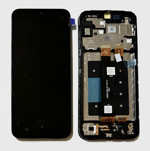 DISPLAY LCD + TOUCHSCREEN DISPLAY COMPLETO + FRAME PER SAMSUNG GALAXY A14 5G A146P NERO (CONNETTORE PICCOLO)
