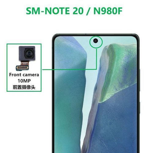 CAMERA ANTERIORE 10MP PER SAMSUNG GALAXY NOTE 20 5G N981B N980F / NOTE 20 ULTRA N985F N986F