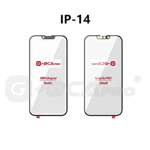 G+ PRO VETRO + OCA PER APPLE IPHONE 14 6.1 NERO