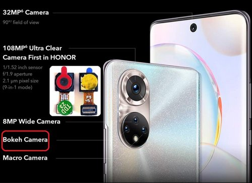 CAMERA PROFONDITA 2MP PER HUAWEI HONOR 50 (NTH-AN00 NTH-NX9) ORIGINALE