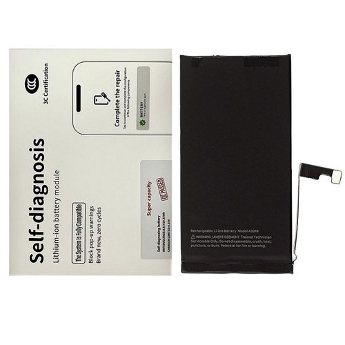 BATTERIA DE GRANDE CAPACITA (3570 mAh) PER APPLE IPHONE 15 6.1 (BATTERIA DECODIFICABILE GENUINA AUTODIAGNOSTICABILE) (RICHIEDE AGGIORNAMENTO ALL'ULTIMA VERSIONE)