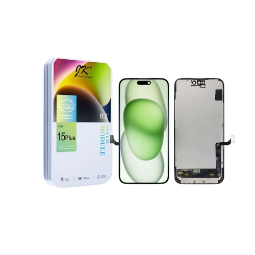 TOUCHSCREEN + DISPLAY LCD DISPLAY COMPLETO PER APPLE IPHONE 15 PLUS 6.7 INCELL JK-T