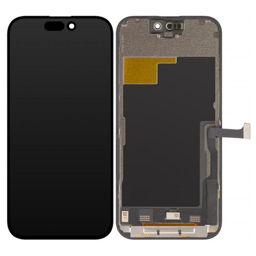 TOUCHSCREEN + DISPLAY LCD DISPLAY COMPLETO PER APPLE IPHONE 15 PRO 6.1 INCELL ZY FHD 1080P (FREQUENZA DI AGGIORNAMENTO: 120HZ)