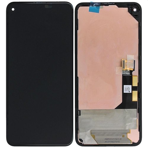 TOUCHSCREEN + DISPLAY OLED DISPLAY COMPLETO PER GOOGLE PIXEL 5A 5G (G1F8F G4S1M) NERO ORIGINALE (SERVICE PACK) (G949-00138-01)