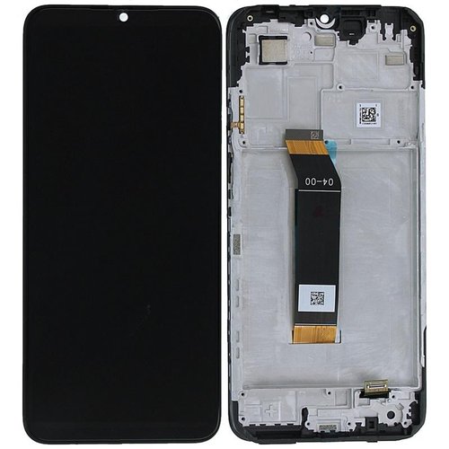 DISPLAY LCD + TOUCHSCREEN DISPLAY COMPLETO + FRAME PER XIAOMI POCO M4 5G (22041219PG) NERO (SERVICE PACK 560005L19P00)