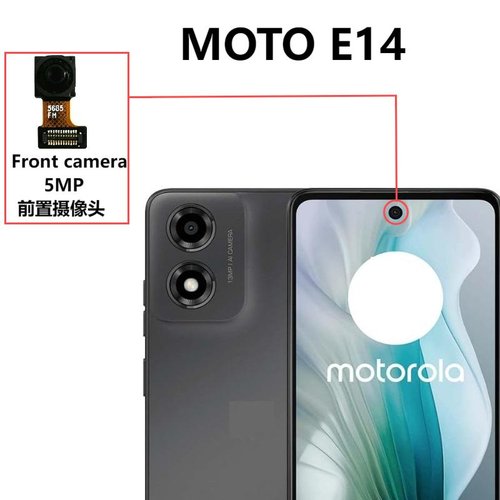 CAMERA ANTERIORE 5MP PER MOTOROLA MOTO E14 (XT2421-13 XT2421-14 XT2421-15) ORIGINALE