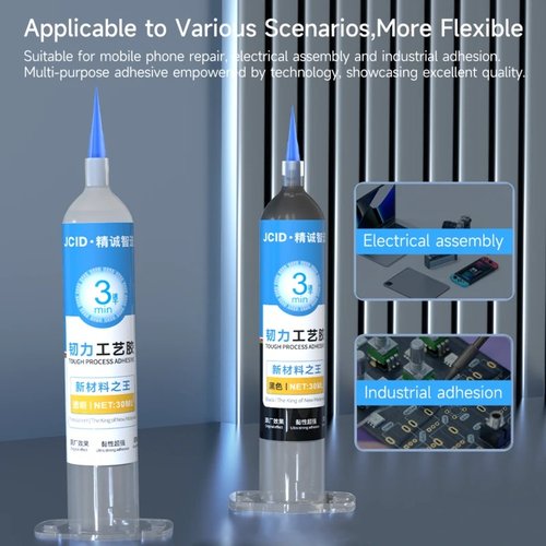 JCID TP-030T ADESIVO PER PROCESSO RESISTENTE 30ML TRASPARENTE