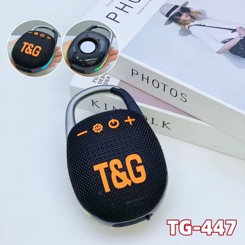 T&amp;G TG447 ALTOPARLANTE BLUETOOTH SENZA FILI NERO (IPX7 IMPERMEABILE)