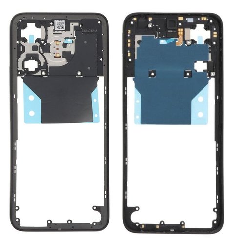 COVER CENTRALE B PER XIAOMI POCO M6 4G (2404APC5FG) NERO ORIGINALE