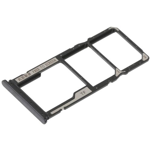 SIM TRAY PER XIAOMI REDMI 10C (220333QAG 220333QBI 220333QNY) / POCO C40 (220333QPG) GRIGIO