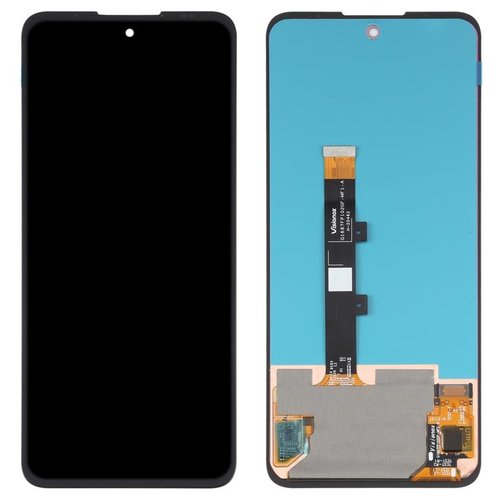 DISPLAY OLED + TOUCHSCREEN DISPLAY COMPLETO SENZA FRAME PER MOTOROLA EDGE 20 LITE (XT2139-1) NERO ORIGINALE