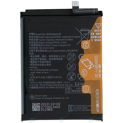 BATTERIA ORIGINALE HB396286ECW PER HUAWEI P SMART 2019 / HONOR 10 LITE / P SMART+ 2019 / P SMART 2020 / HONOR 20 LITE