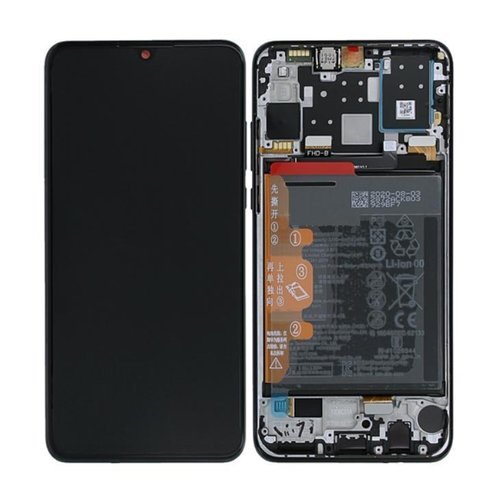 DISPLAY LCD + TOUCHSCREEN DISPLAY COMPLETO + FRAME PER HUAWEI P30 LITE 2020 MAR-L21BX NERO ORIGINALE NEW