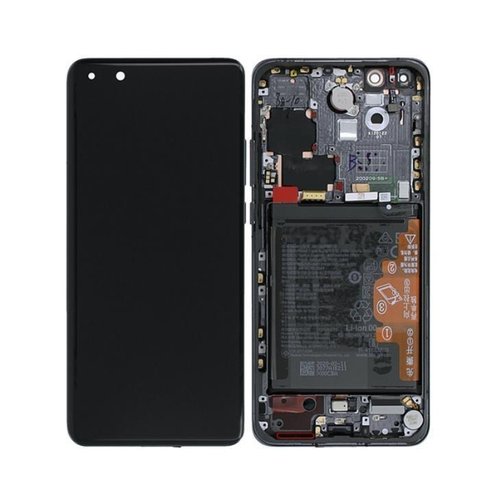 DISPLAY LCD + TOUCHSCREEN DISPLAY COMPLETO + FRAME PER HUAWEI P40 PRO ELS-NX9 ELS-N04 NERO ORIGINALE