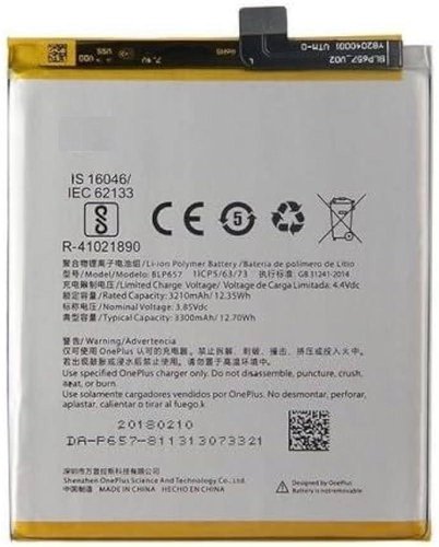 BATTERIA ORIGINALE BLP657 PER ONEPLUS 6 1+6
